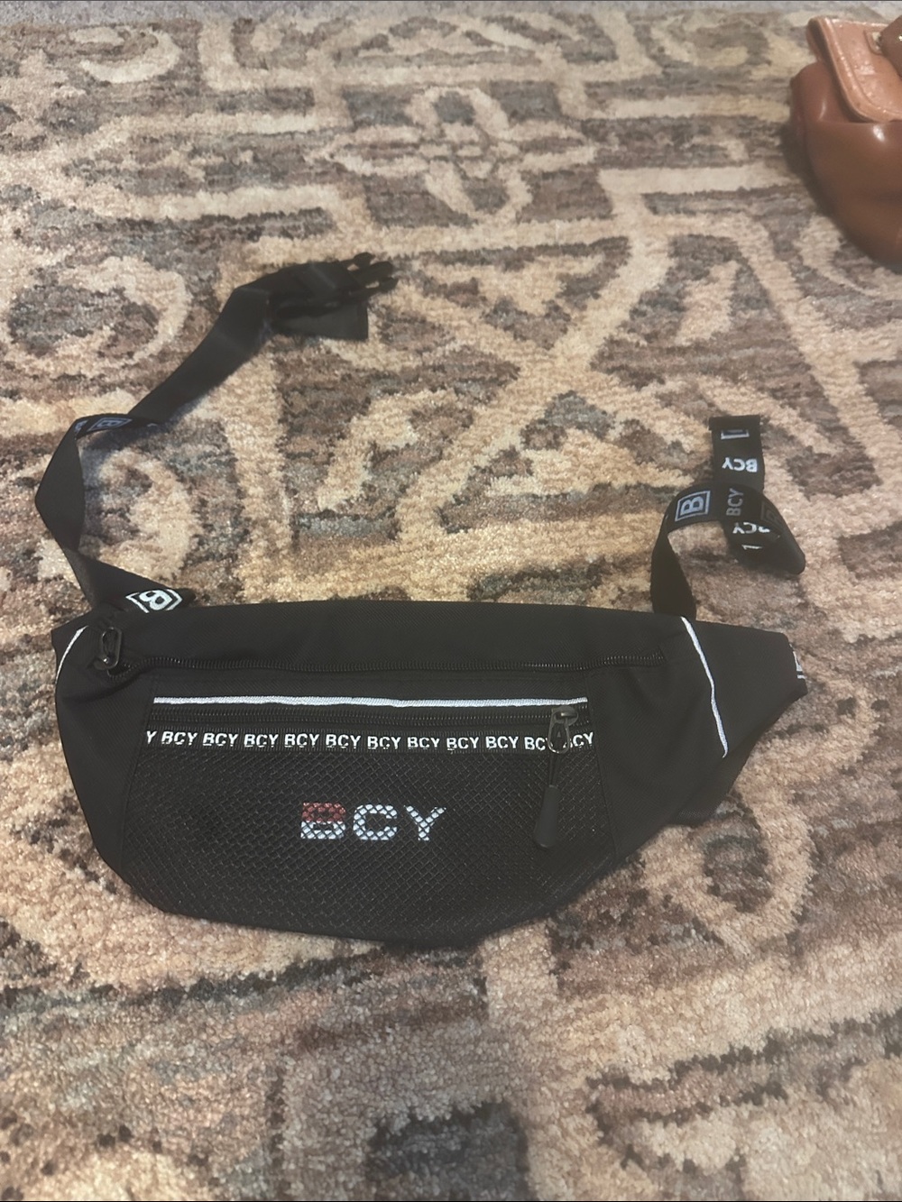 Black Waist Pack Belt Bag